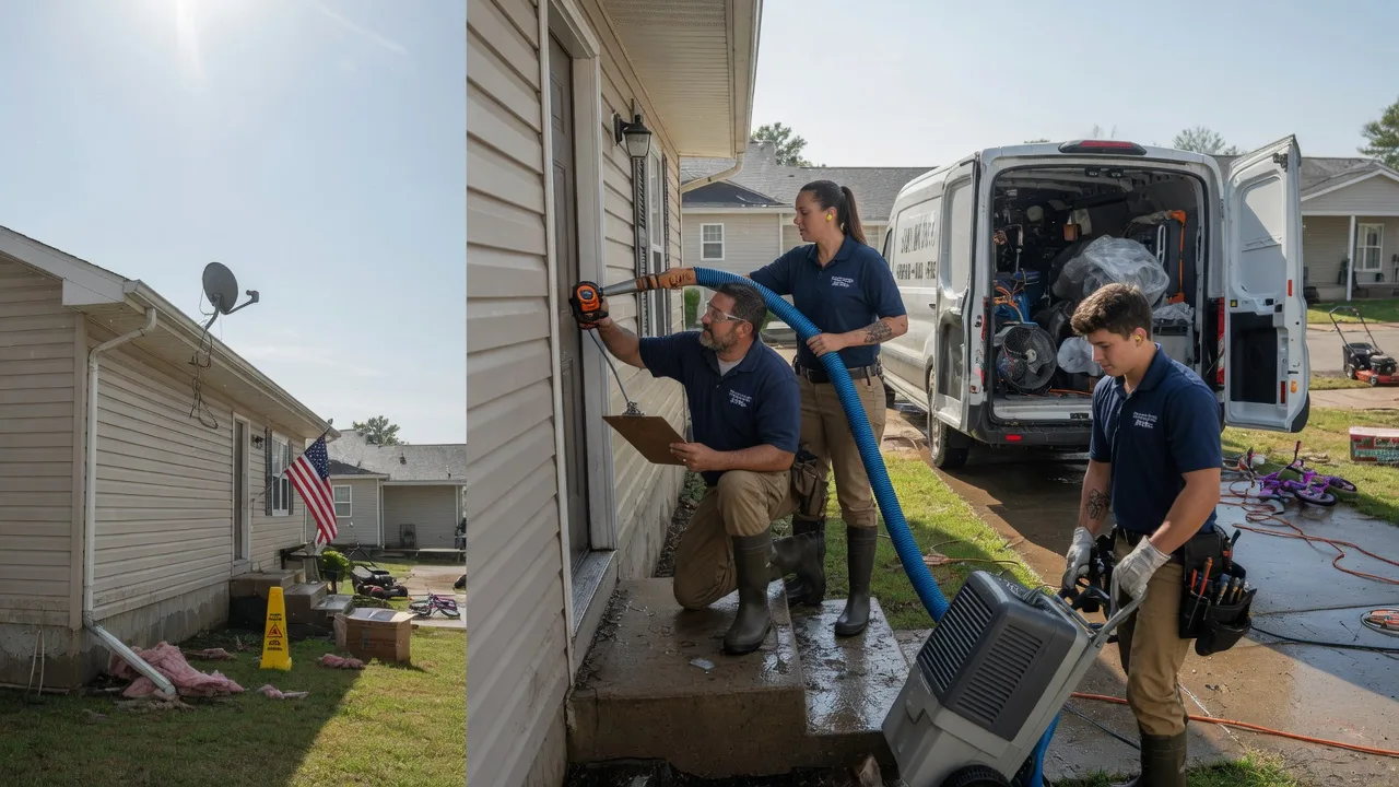 Ceiling Water Damage Restoration in Juliustown, NJ near me